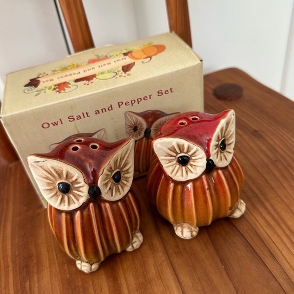 Cracker Barrel Owl Salt and Pepper Set
Retro New in Box - Picture 6 of 8